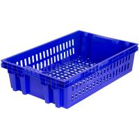 Пластиковый ящик, синий, 600*400*152 мм