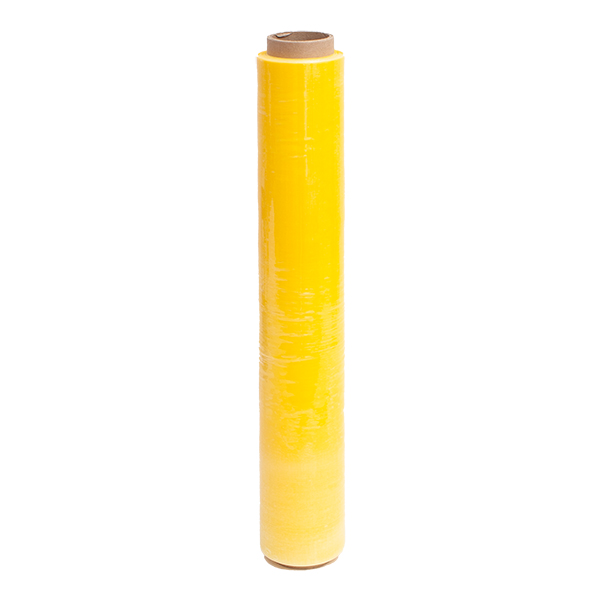 Стрейч пленка лимонная, матовая, 500 мм, 20 мкм, 1.2 кг