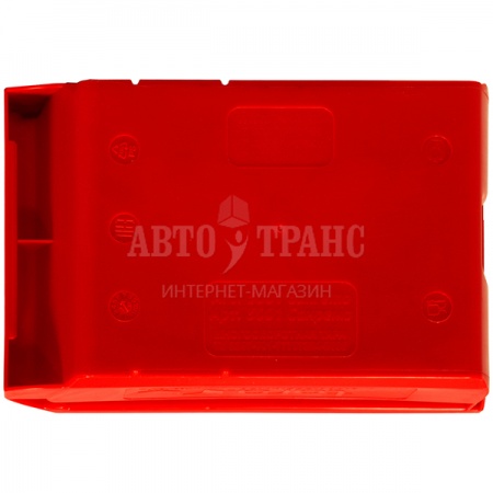 Ящик для склада Sanremo PP, красный, 170*105*75 мм