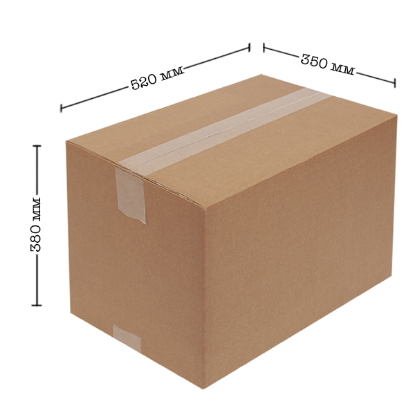Картонная коробка №6, 520*350*380 мм