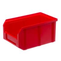 Пластиковый ящик V-2-красный 234х149х120 мм, 3,8 литра