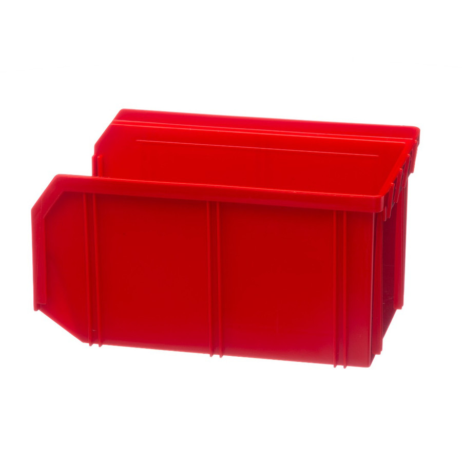 Пластиковый ящик V-2-красный 234х149х120 мм, 3,8 литра