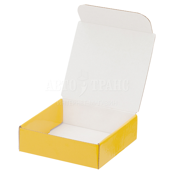 Подарочная коробка «Жёлтый глянец» КС-303, 110*110*35 мм