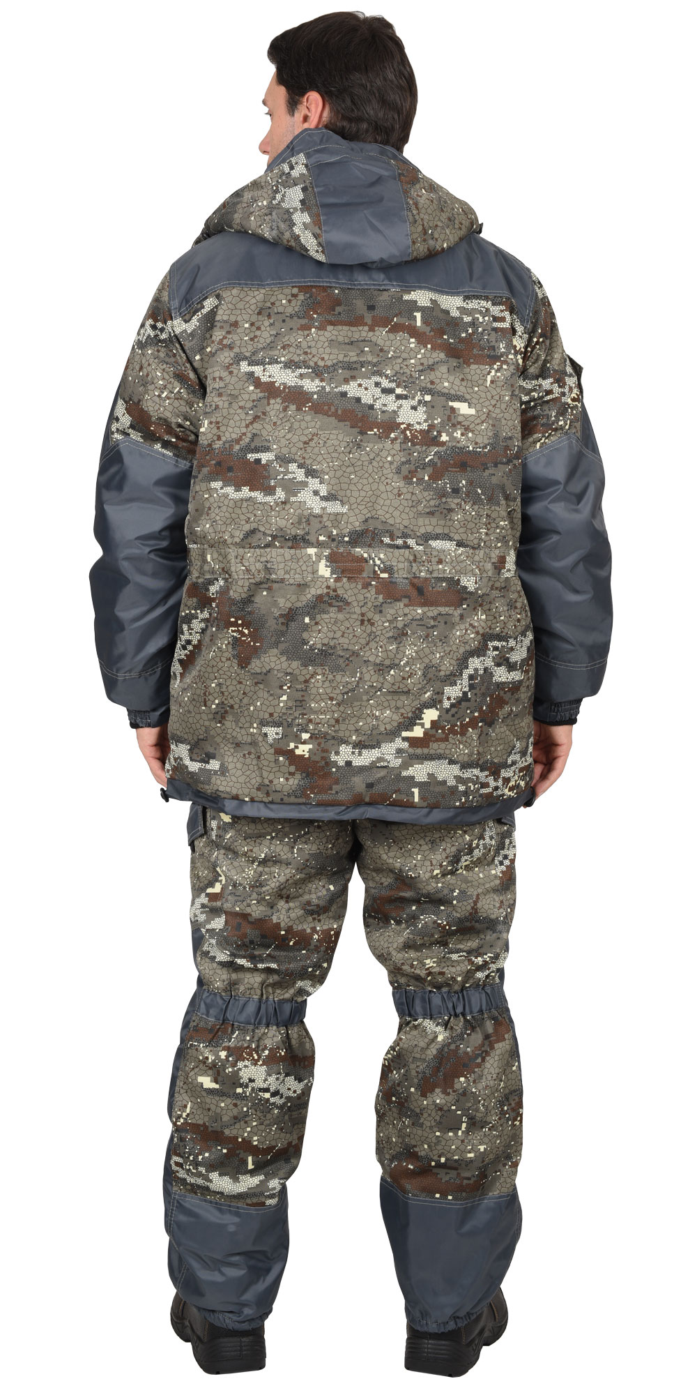 Костюм "ГОРКА" зимний: куртка дл., брюки (тк.CROWN-230) КМФ Питон