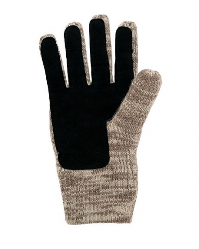 Перчатки утепленные "Юкагиры-С" тинсулейт, со спилком на ладони и пальцах, в уп.120пар