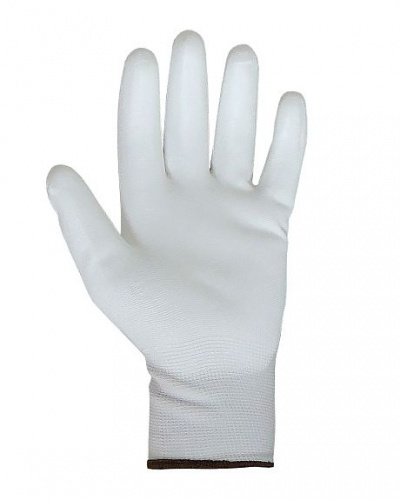 Перчатки "Нейп Пол-Б" (нейлон с полиуретаном, цвет белый) р. 7,8,9,10, в уп.600пар