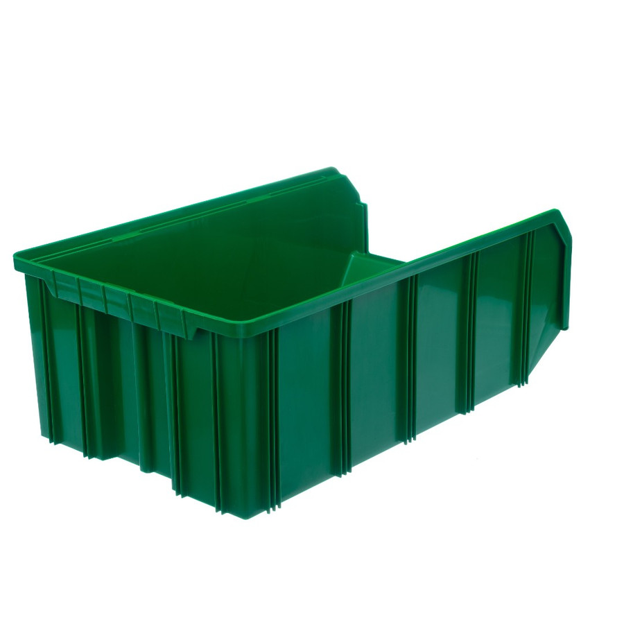 Пластиковый ящик V-4-зеленый 502х305х184 мм, 20 литров