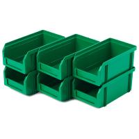 Пластиковый ящик V-1-К6-зеленый, 172х102х75 мм, комплект 6 шт.