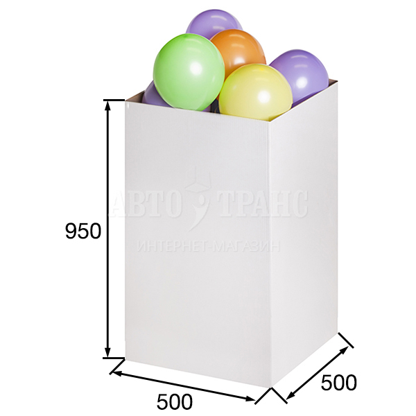 Коробка для шариков, 500*500*950 мм