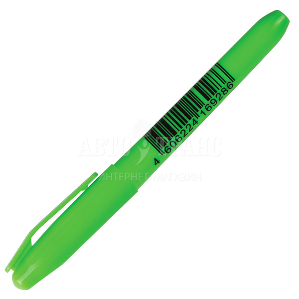 Текстмаркер STAFF скошенный, зеленый, 1-3 мм