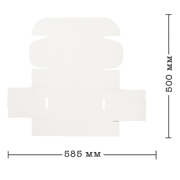 Короб КС-432 МГФ, белый, 230*130*80 мм