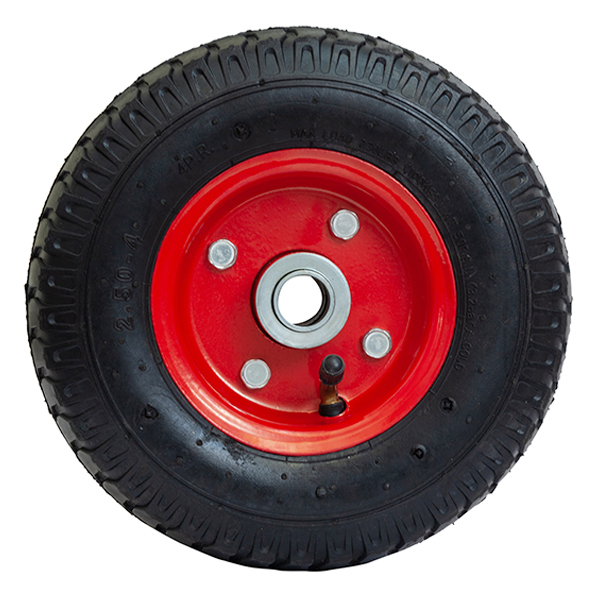 PR1400 Надувное колесо для тележки симметричная ступица Д-210 мм. 2.50-4