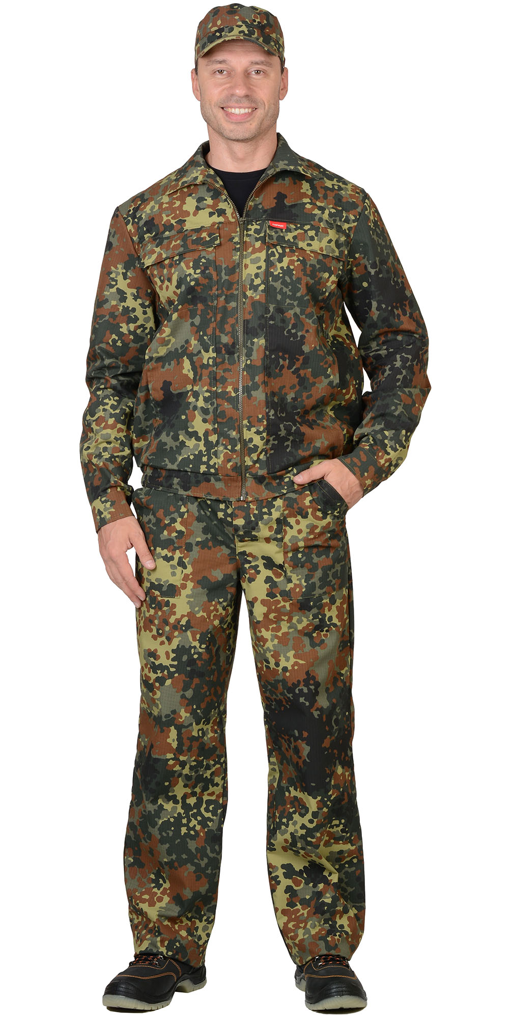 Костюм "Рысь" куртка, брюки (тк. Рип-стоп 210) КМФ Флектарн