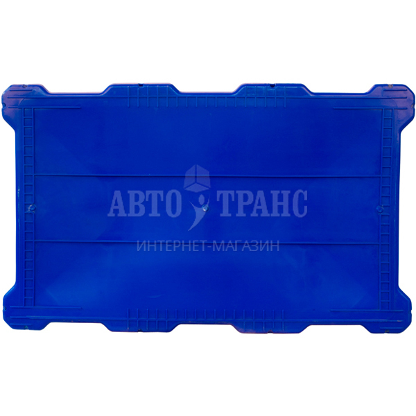 Пластиковый ящик для рыбы, синий, морозостойкий, 825*500*190 мм