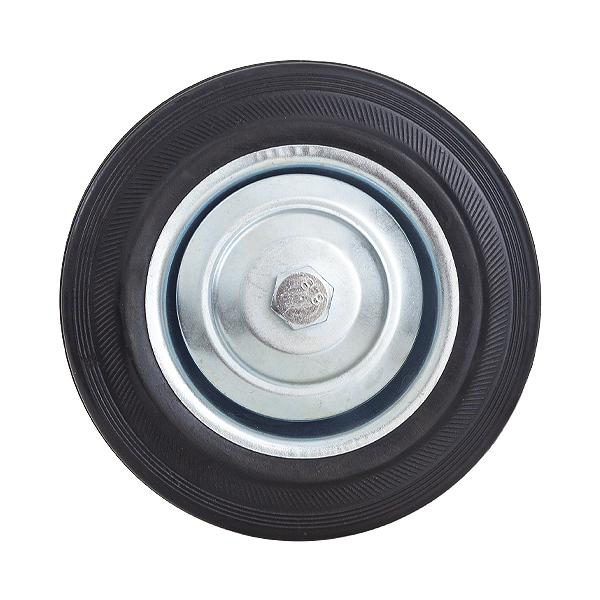 С85 Промышленное колесо черная резина Д-250 мм.