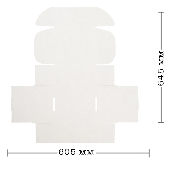 Короб КС-427 МГФ, белый, 190*175*95 мм