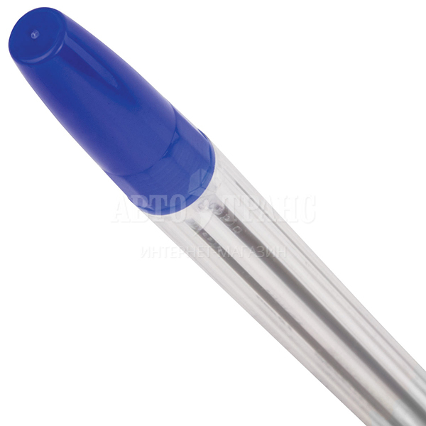 Ручки шариковые BRAUBERG Line, синие, 4 шт.