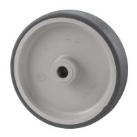 711103 Промышленное колесо серая резина Д-125 мм.