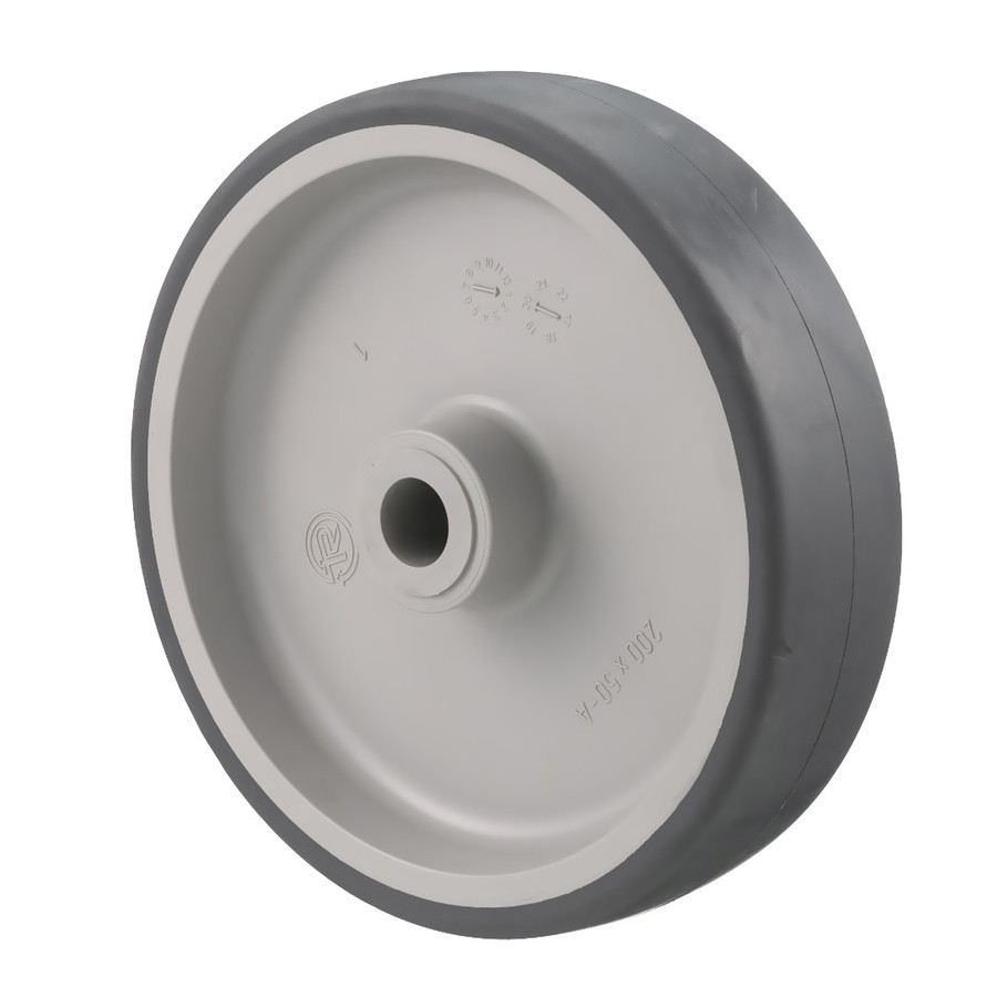 711132 Промышленное колесо серая резина Д-100 мм.
