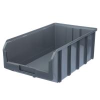 Пластиковый ящик V-4-серый 502х305х184 мм, 20 литров