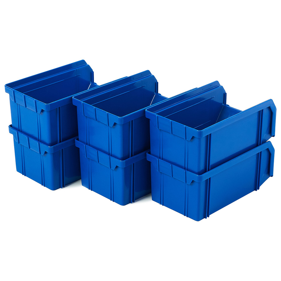 Пластиковый ящик V-1-К6-синий, 172х102х75 мм, комплект 6 шт.