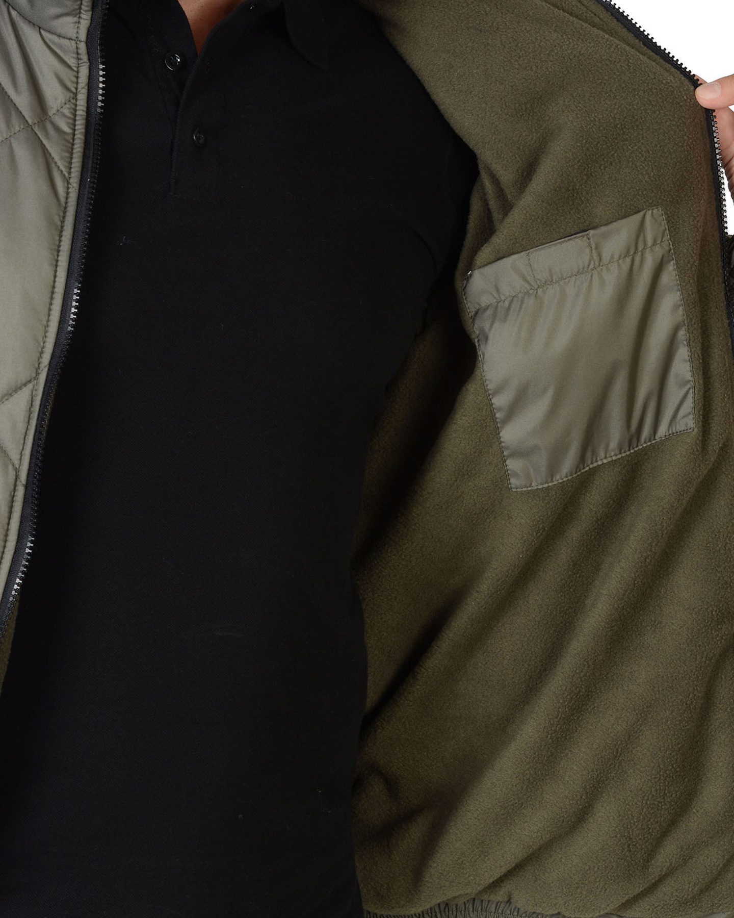 Куртка "Прага-Люкс" мужская с капюшоном, оливковая