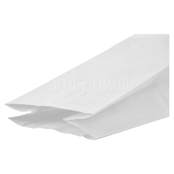 Белый бумажный пакет, 10*7*19 см