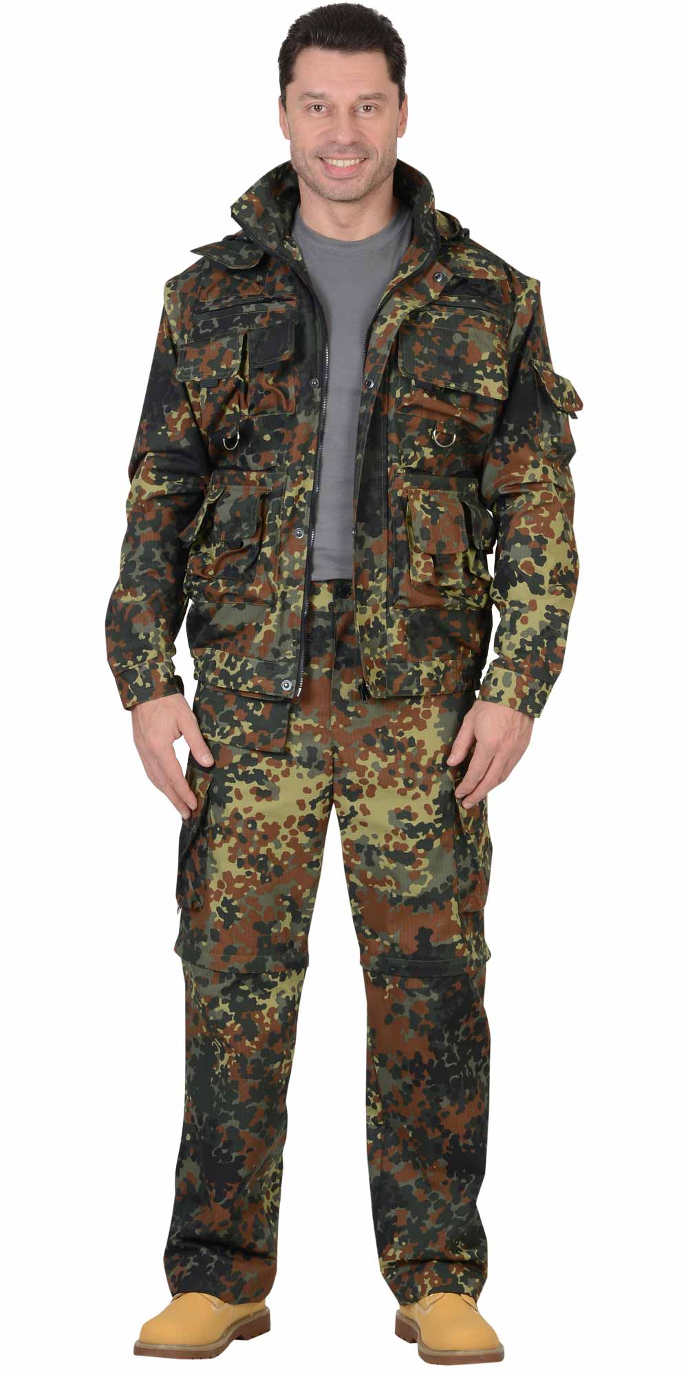 Костюм "Тигр" куртка, брюки (тк. Рип-стоп 210) КМФ Флектарн