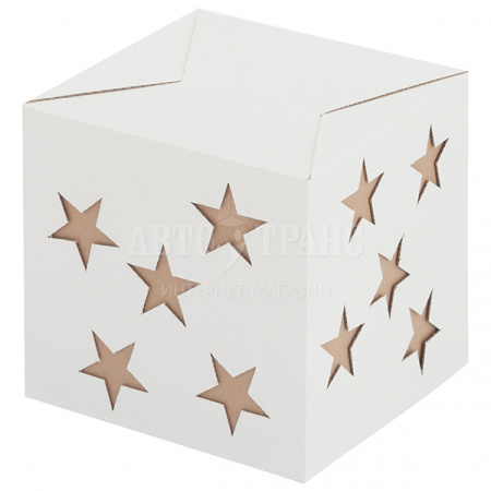 Подарочная коробка «Звёзды», 222*222*222 мм