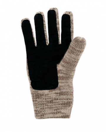 Перчатки утепленные "Юкагиры-С" тинсулейт, со спилком на ладони и пальцах, в уп.120пар