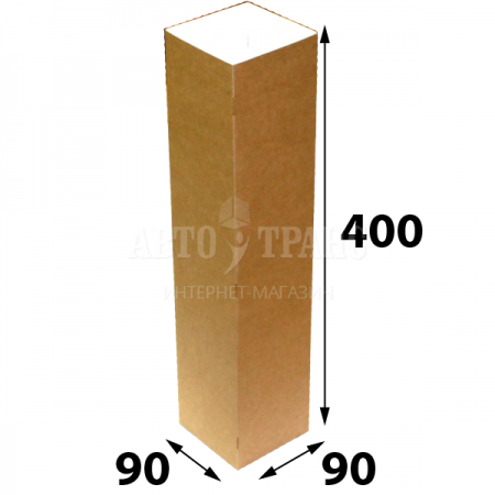 Коробка крафт для саженца, 90*90*400 мм