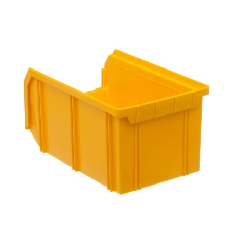 Пластиковый ящик V-2-желтый, 234х149х120 мм, 3,8 литра