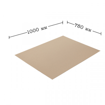 Переплетный картон, 1000*780*1.5 мм