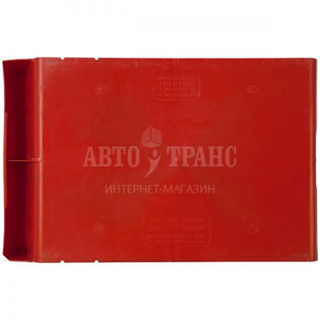 Ящик для склада Palermo PP, красный, 500*310*200 мм