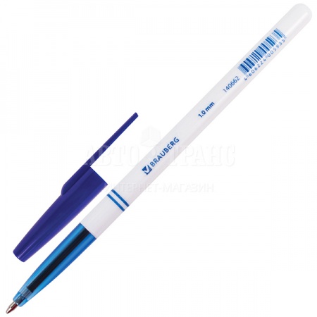 Ручки шариковые BRAUBERG, синие, 24 шт.