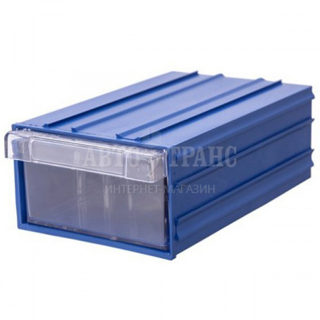 Пластиковый ящик Plastic Drawer, синий, 170*110*65 мм