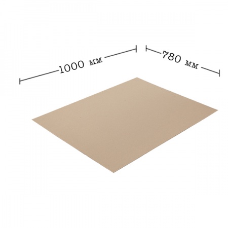 Переплетный картон, 1000*780*1.25 мм