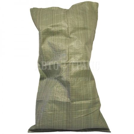 Мешок полипропиленовый зеленый вместительный, 90*130 см