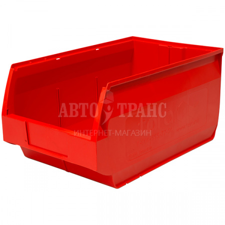 Ящик для склада Venezia PP, красный, 500*310*250 мм